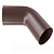 Отвод круглой трубы 100 0,6мм Шоколадно-коричневый RAL8017