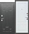 Дверь мет. 7,5 см Гарда Серебро Белый ясень (960 мм) левая (ФЕРРОНИ)