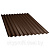 Профнастил С21 1050/1000*0,45 Шоколадно-коричневый RAL 8017 ЛИСТ