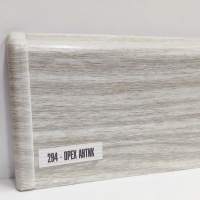 294 Плинтус ПВХ  Деконика Орех антик 70*21*2200мм (20шт)