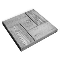 Плитка тротуарная ПАРКЕТ ДЕРЕВО-серая (11шт м2) 300*300*30 (165 шт. поддон)