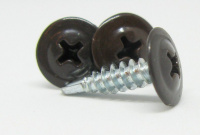 Саморез ГРАФИТ 4,2*32 с пресс-шайбой, сверло, RAL 7024 (450)