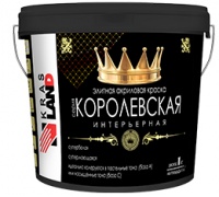 Краска ВДК KRASLAND интерьерная "Королевская" (супербелая, шелковисто-матовая, супермоющ) (14 кг.)