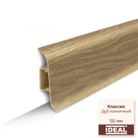 206 Соединитель для плинтуса ПВХ Дуб коньячный  Ideal Classic (80шт)