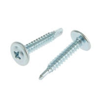 Саморез полусфера с пресшайбой СВЕРЛО 4,2*32 оцинкованный