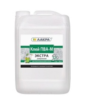 Клей ПВА М Экстра Лакра универсальный  (канистра) 10кг