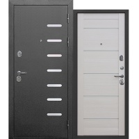 Дверь мет. 9 см Серебро Лиственница беж Царга (960мм) правая ФЙ 