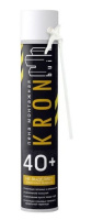 Пена монтажная бытовая Кronbuild 40+, 600мл (12шт) (от -5*С до +30*С)