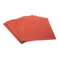 Шлифовальный лист на бумажной основе, оксид алюминия, водостойкий, Р100, 220х270мм (уп.10шт)