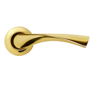 Ручка дверная золото матовое, круг RAP 1 SG Rucetti