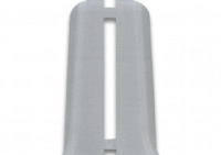 002 Заглушка левая для плинтуса Деконика Светло-серый (10 шт).