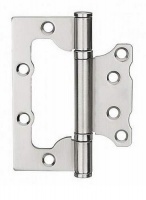 Петля дверная накладная бабочка, хром 100*75*2,5 мм