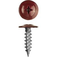 Саморез КР.ВИНО 4,2*19мм с пресс-шайбой, острые, RAL 3005