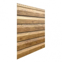 Сайдинг L брус 15*240/264 (ECOSTEEL T-01-Золотой дуб -0,5мм)