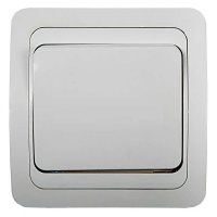 Выключатель одноклавишный СУ CLASSICO белый 2021 InHome