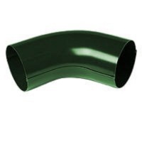 Колено круглой трубы 100 0,6мм Зеленый мох RAL6005