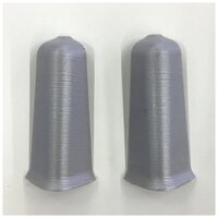 186 Угол наруж. для плинтуса Деконика Алюминий (20шт)