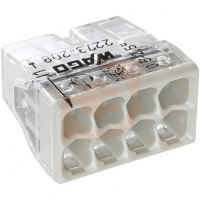 Клеммы Wago 8х2,5мм2, серый/прозрачн., без пасты, КВТ