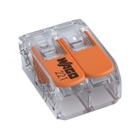 Клеммы Wago 2х2,5мм2, с рычажком