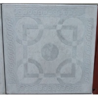 Плитка тротуарная КОСА-КРУГИ -серая (6шт м2) 400*400*40 (60 шт. поддон)