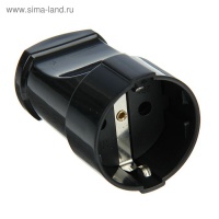 Розетка штепсельн.АБС-пластик, с/з 220В, 50Гц, 16А, IP20 UNIVersal