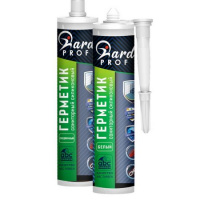 Герметик HARDY Фарбитекс силиконовый санитарный прозрачный, 280 мл.(12шт)