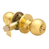 Ручка-защелка золото, шар, 3 ключа 6072-01-G Apecs