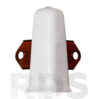 001 Угол наруж. для плинтуса Деконика Белый матовый (20шт)