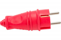 Вилка IP44, 16А, 2К+З, КРАСНАЯ NE-AD. ЕВРО