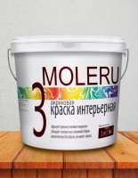 Краска ВДК KRASLAND Moleru3 интерьерная акриловая 3,0 кг