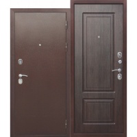Дверь мет. 9 см медный антик Темный кипарис (860мм) правая Ф1