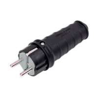 Вилка IP44, 16А, 2К+З, NE-AD. ЕВРО