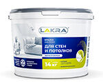 Краска ВД ЛАКРА д/потолков Белоснежная акрил 6,5 кг