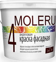 Краска ВДК KRASLAND Moleru4 фасадная акриловая 14 кг