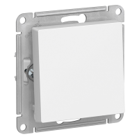 Выключатель 1-кл. 10АХ, мех-зм, Белый Atlasdesign