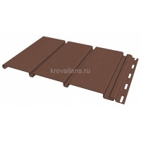 Софит перфорацией 1 доски   300мм/3м Могано FineBer Extra Color (10 шт)
