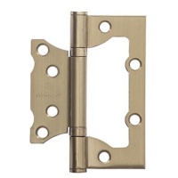 Петля накладная "бабочка" золото матовое 100*75*2,0 SB MARLOK