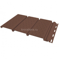 Софит перфорированный 300мм/3м Коричневый FineBer Extra Color 