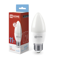 Лампа св/д свеча FG37 11W Е27 6500К IN HOME
