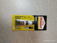 Клей Момент  Супер секундный Высокопрочный, 3г