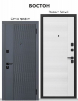 Дверь мет. 7,5 см Бостон Бетон снежный Царга (860мм) правая/ФТ