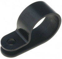 Серьга для кабеля черная 9мм Серьга для кабеля черная 9мм