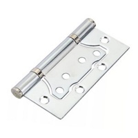 Петля накладная "бабочка" хром 100*75-B2-Steel-CR Apecs