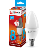 Лампа св/д свеча FG37 11W Е14 4000К IN HOME