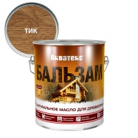 Антисептик натур.масло Акватекс БАЛЬЗАМ, тик, 2,2кг