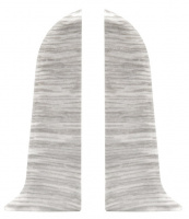 230 Заглушка для плинтуса ПВХ Дуб айсберг  Ideal Classic правая (20шт) 