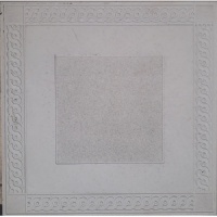 Плитка тротуарная КОСА-КВАДРАТ -серая (6шт м2) 400*400*40 (60шт.поддон)