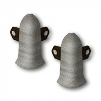 210 Угол наружный ПВХ Дуб пепельный  Ideal Classic (80шт)