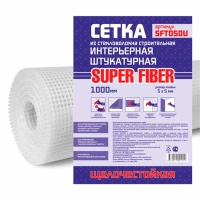 Сетка штукатурная интерьерная 1*50 Super Fiber, 5*5