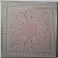 Плитка тротуарная КОСА-Узор -серая (6шт м2) 400*400*40 (60 шт. поддон)